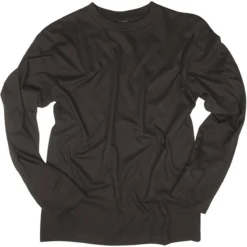 Mil-Tec Langarmshirt Schwarz
