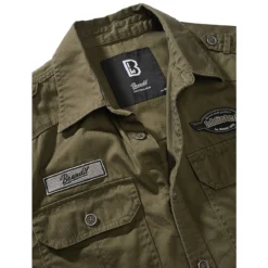 Brandit Luis Vintage Shirt Kurzarm Oliv -Günstiges Tarn Mode Geschäft luis vintage shirt kurzarm oliv3