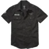 Brandit Luis Vintage Shirt Kurzarm Schwarz