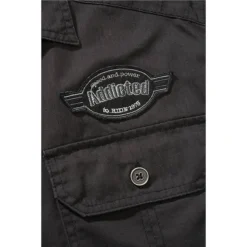 Brandit Luis Vintage Shirt Kurzarm Schwarz -Günstiges Tarn Mode Geschäft luis vintage shirt kurzarm schwarz3