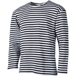 Marine Pullover Winter Gestreift