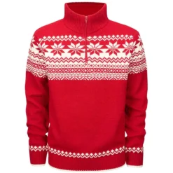 Brandit Norweger Pullover Troyer Rot
