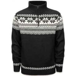 Brandit Norweger Pullover Troyer Schwarz