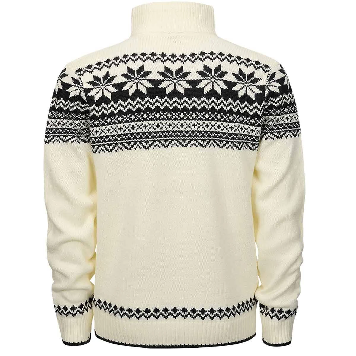 Brandit Norweger Pullover Troyer Weiß 2 Brandit Norweger Pullover Troyer Weiß – Bild 2