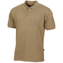 Poloshirt Mit Knopfleiste Coyote