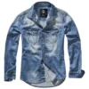 Brandit Riley Denim Hemd Blau