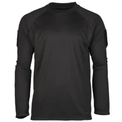 Mil-Tec Tactical Langarmshirt Quick Dry Schwarz