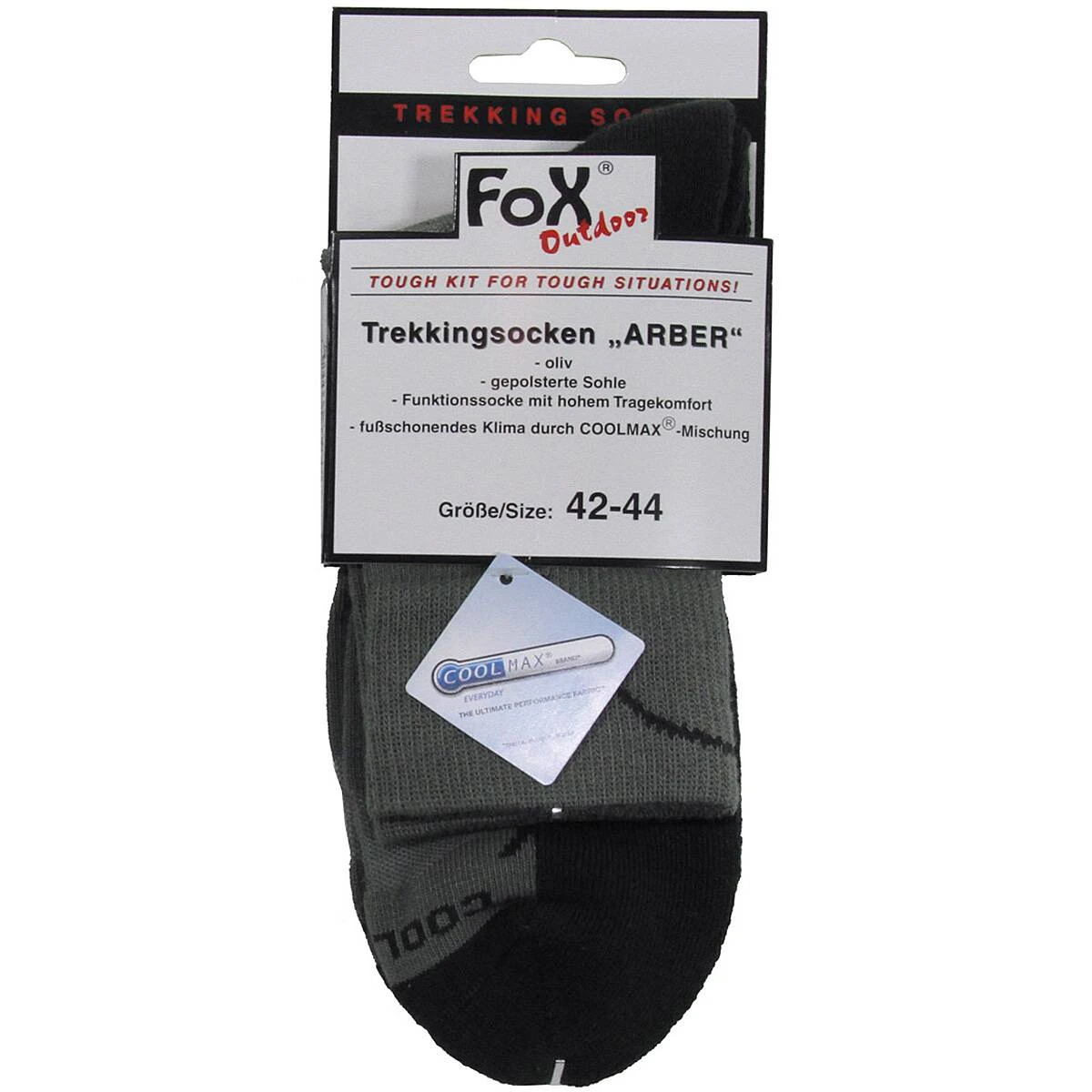 Trekkingsocken ARBER Oliv 3 Trekkingsocken ARBER Oliv – Bild 3