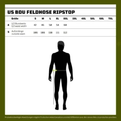 US BDU Feldhose Ripstop Oliv -Günstiges Tarn Mode Geschäft us bdu feldhose ripstop oliv3
