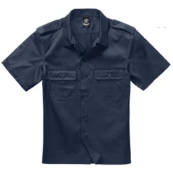 Brandit US Hemd Kurzarm Navy-blau