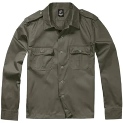 Brandit US Hemd Langarm Oliv