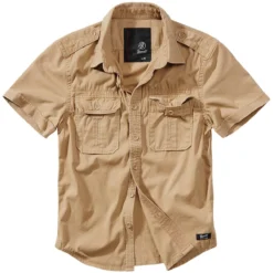 Brandit Vintage Shirt Kurzarm Beige